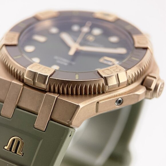 Maurice Lacroix Bronze Green Dial 43mm Automatic Movement Men’s Watch AI6058 - Picture 4 of 8